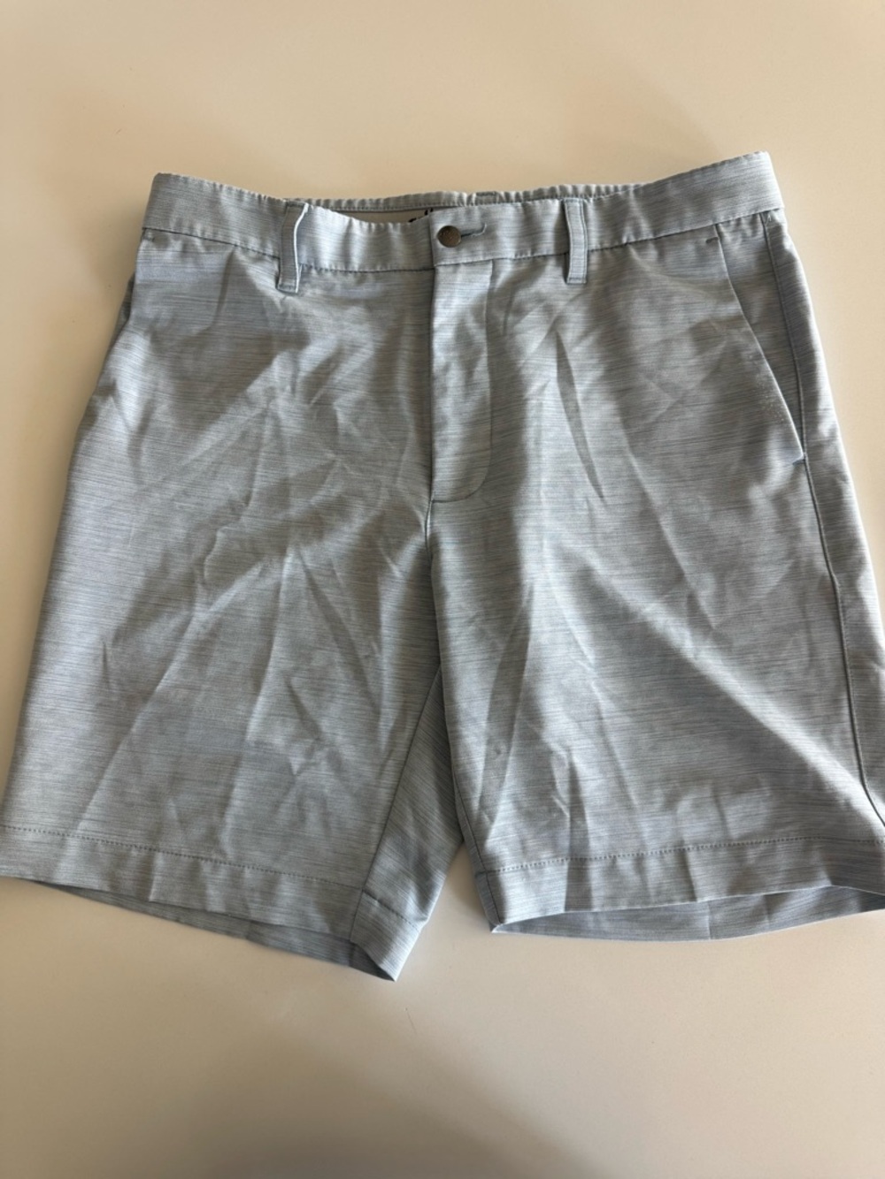 Callaway Light Blue/Gray Flat Front Golf Shorts
